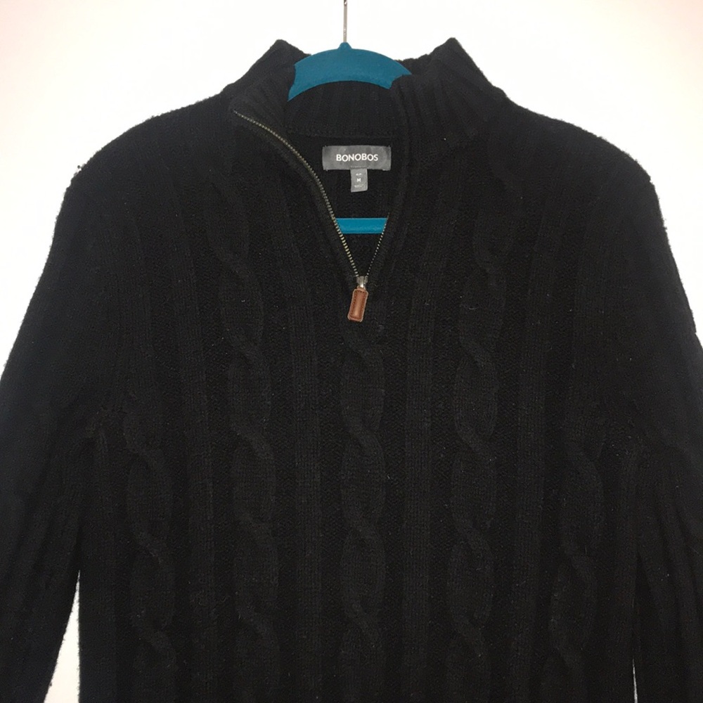 Bonobos Pull Over Half Zip Sweater